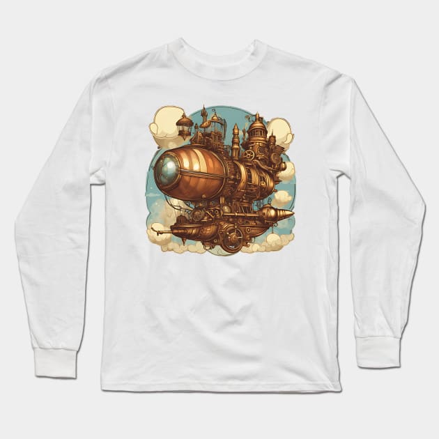 SteamPunk 3 Long Sleeve T-Shirt by Bishop Creations